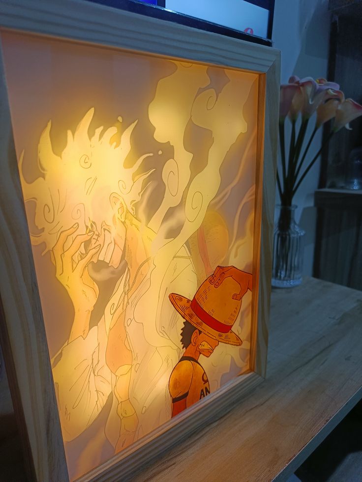 Luffy LED frame