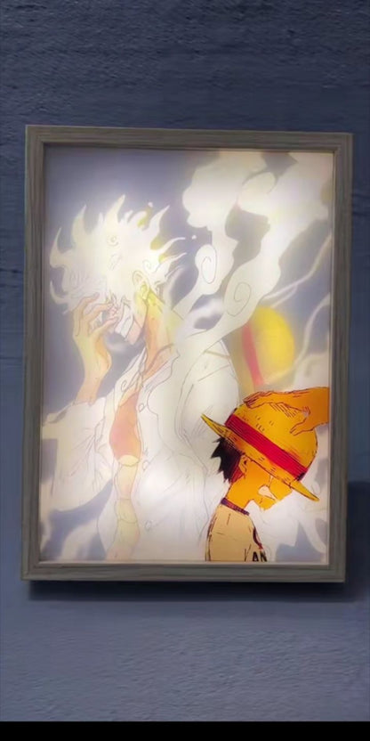 Luffy LED frame